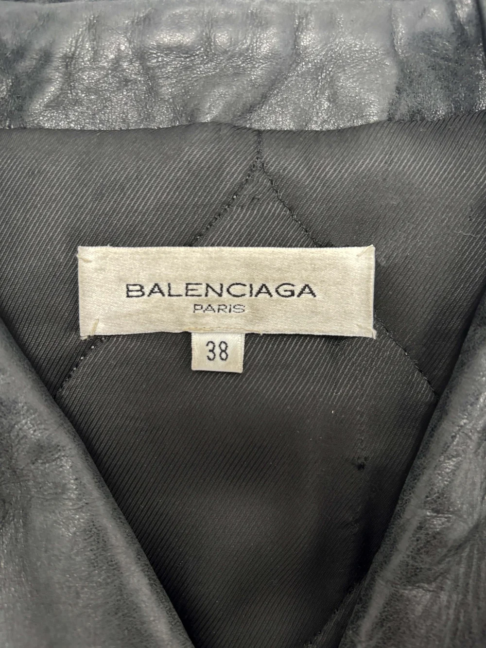 Balenciaga F/W 2002 leather jacket — JAMES VELORIA